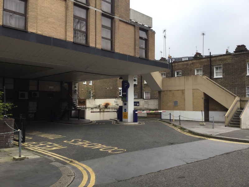 Street view of Hilton Car Park