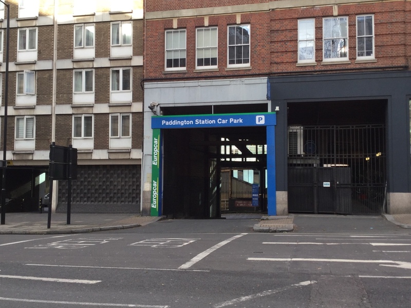 Street view of Paddington Station Car park