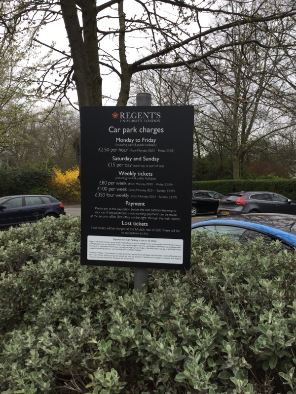 Street view of Regent's University