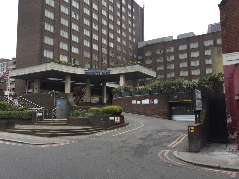 Street view of Danubius Hotel