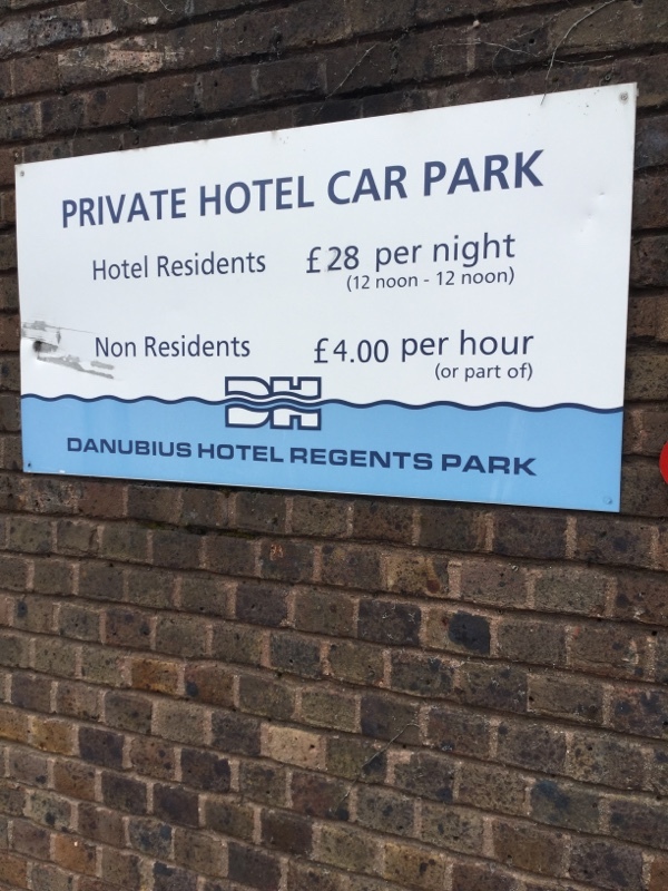 Street view of Danubius Hotel