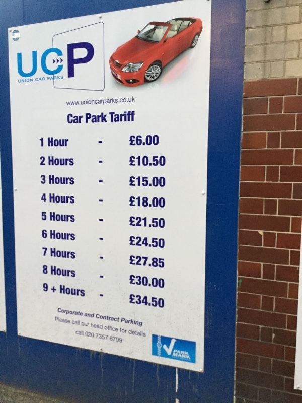 Street view of Devonshire Row Mews car park