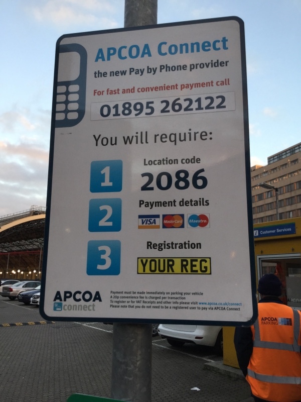 Street view of Victoria Station Car Park