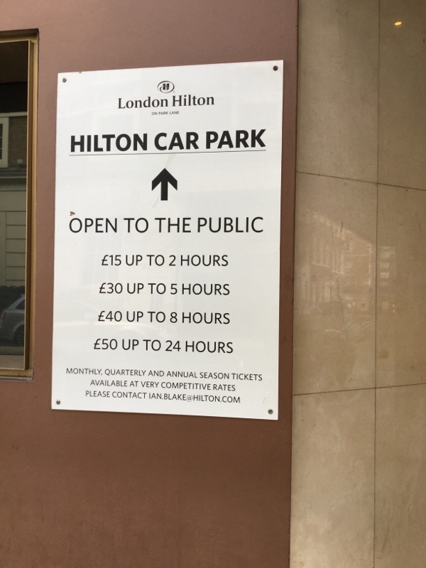 Street view of Hilton Hotel - Hilton Car Park