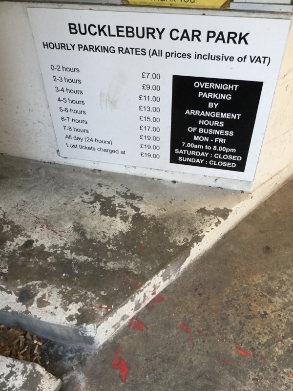 Street view of Bucklebury Car Park