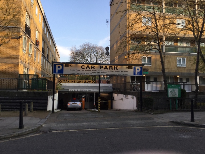 Street view of Curnock Estate Car Park