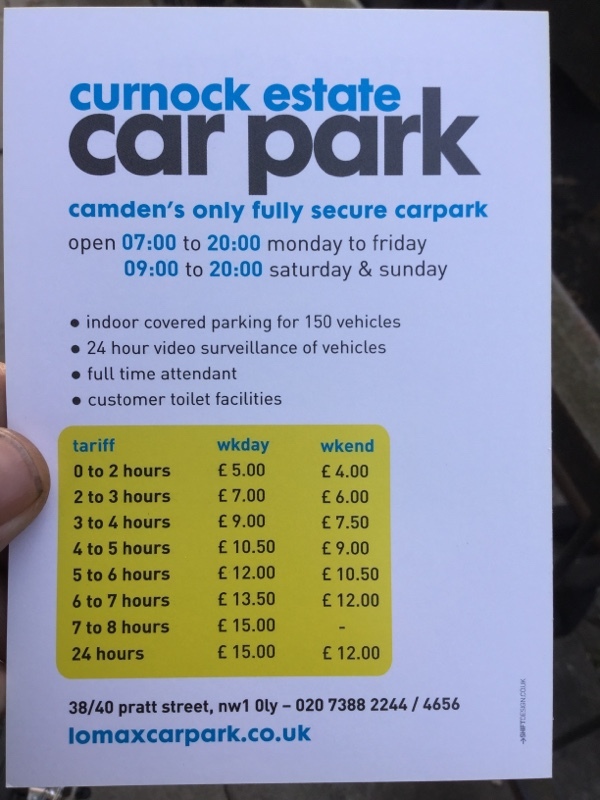 Street view of Curnock Estate Car Park