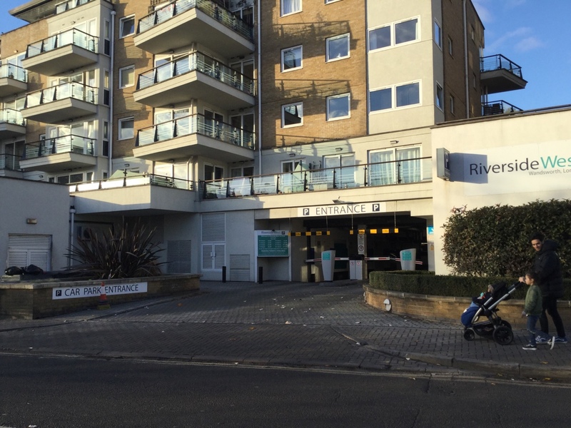 Street view of Riverside West Car Park