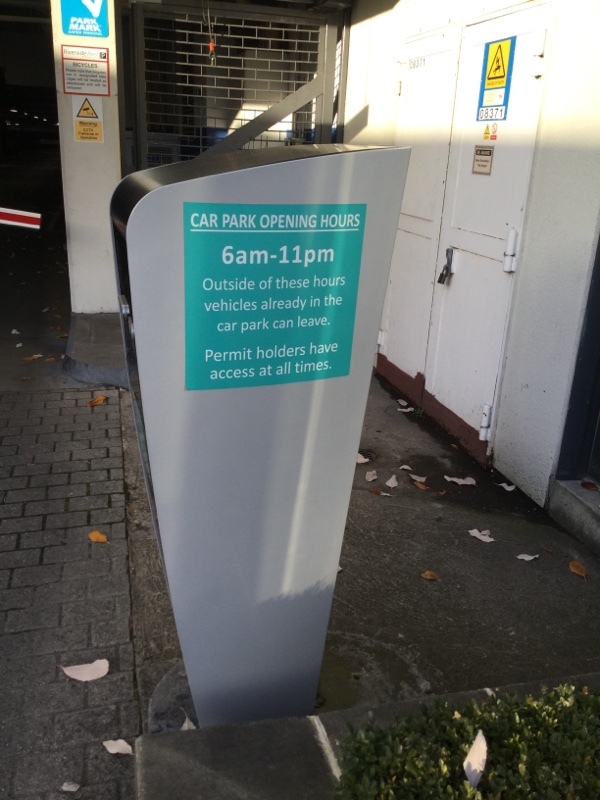 Street view of Riverside West Car Park