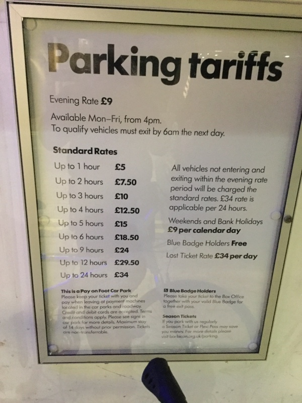 Street view of Barbican Centre Garage