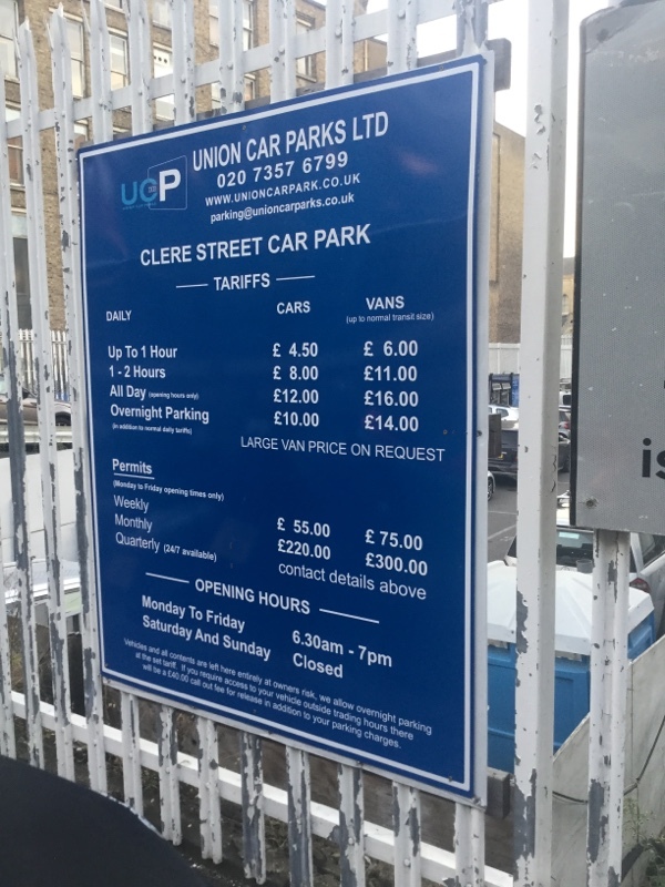 Street view of Clere St