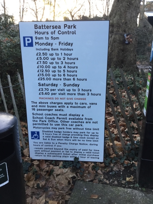 Street view of Battersea Park Lot