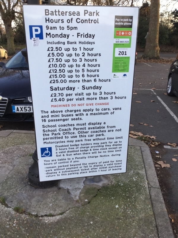 Street view of Battersea Park Lot