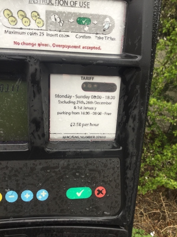 Street view of Park Row Car Park Lot