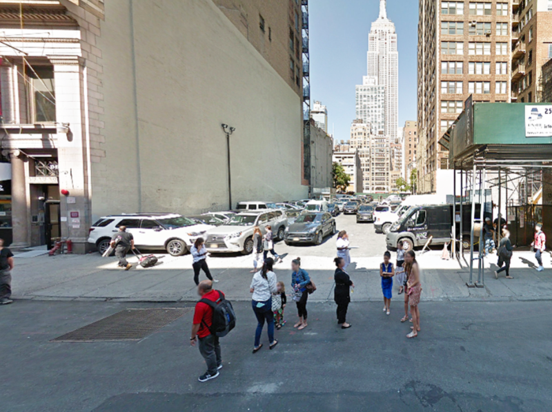 Street view of (SP+) - 7 W. 28th St. Lot - VIP Self Park