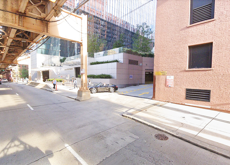 Street view of 150 N. Riverside Garage - Valet