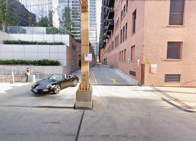 Street view of 150 N. Riverside Garage - Valet