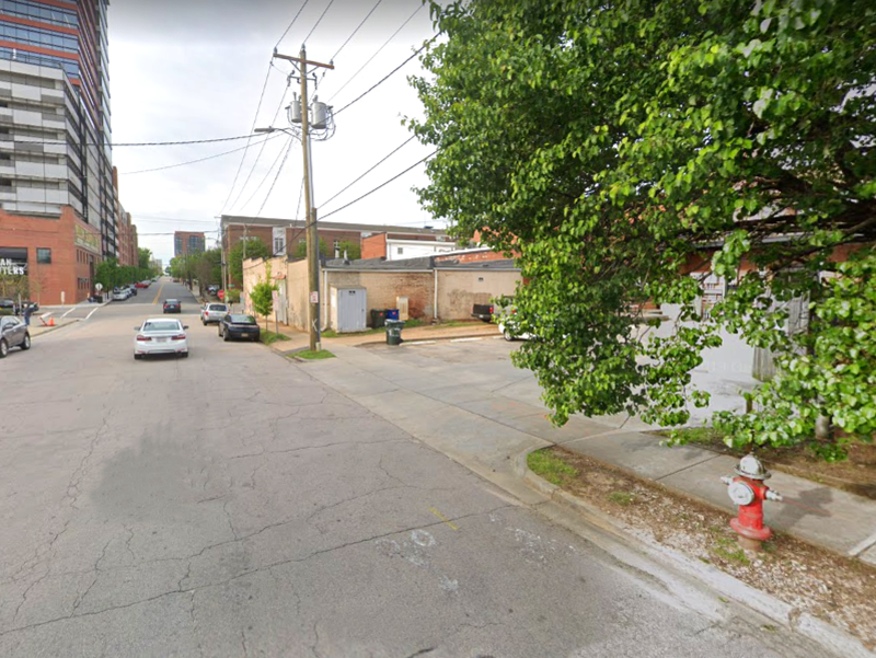 Street view of Harrington Lot