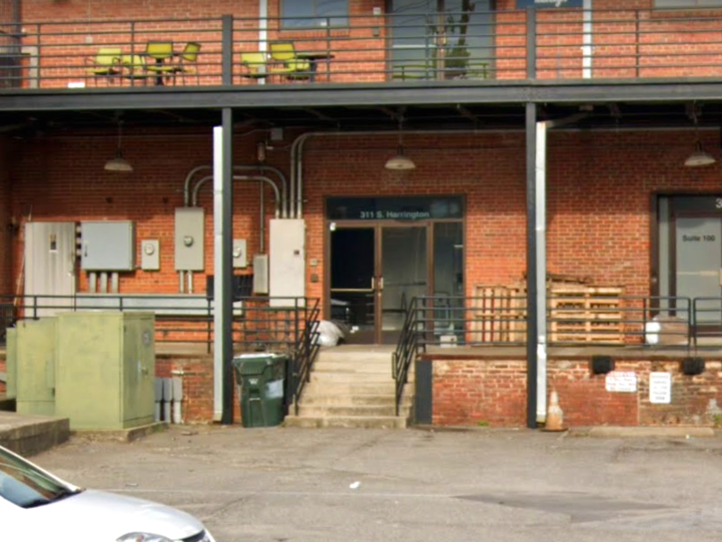 Street view of Harrington Lot