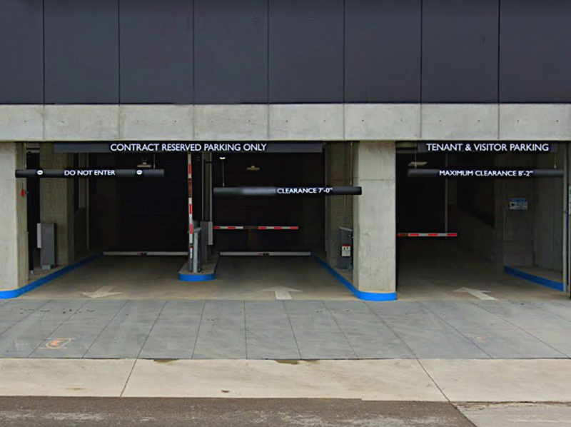 Street view of 2550 Pacific Ave. Garage