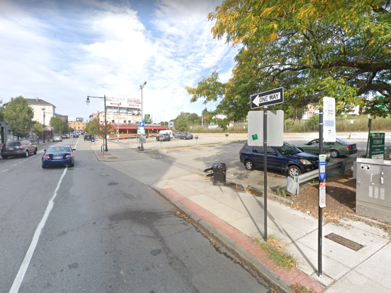 Street view of Millbury St. Lot