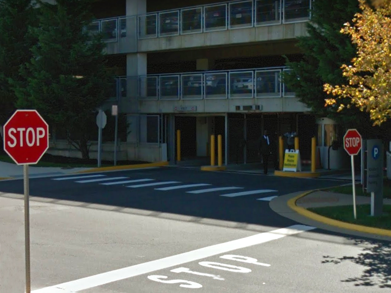 Street view of Capital One Center Garage