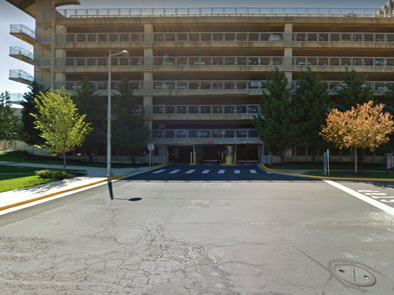 Street view of Capital One Center Garage
