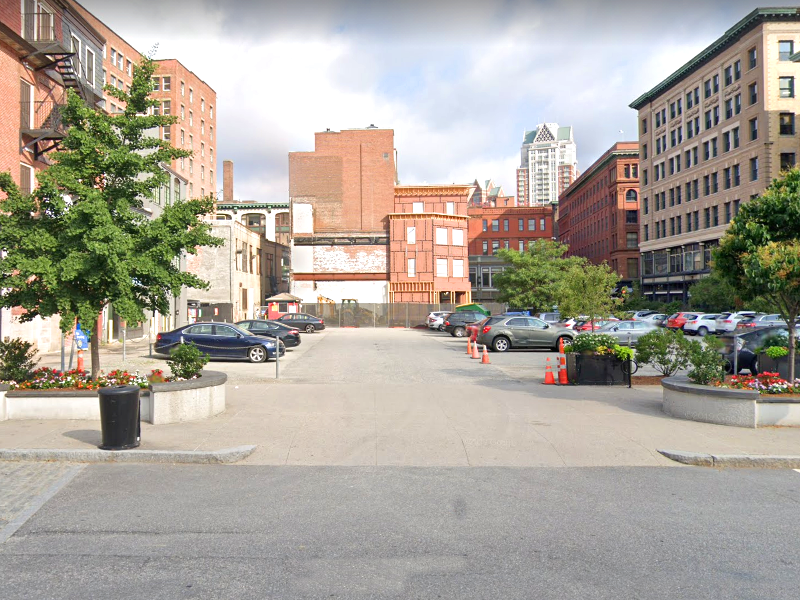 Street view of 191 Weybosset St. Lot