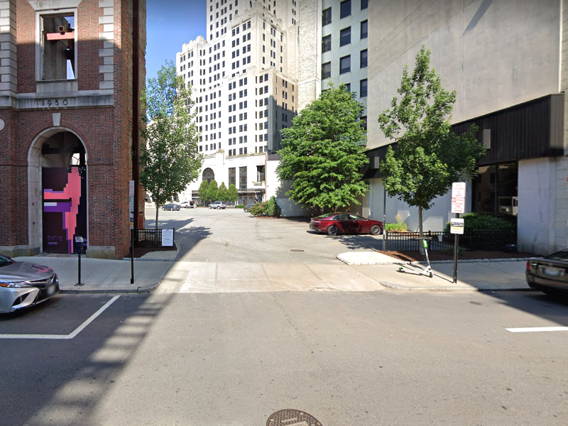 Street view of 43 Weybosset St. Lot