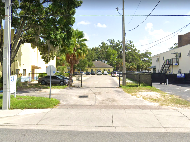 Street view of Christian Service Center Lot