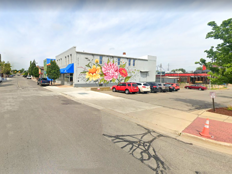 Street view of Farmers Market Lot