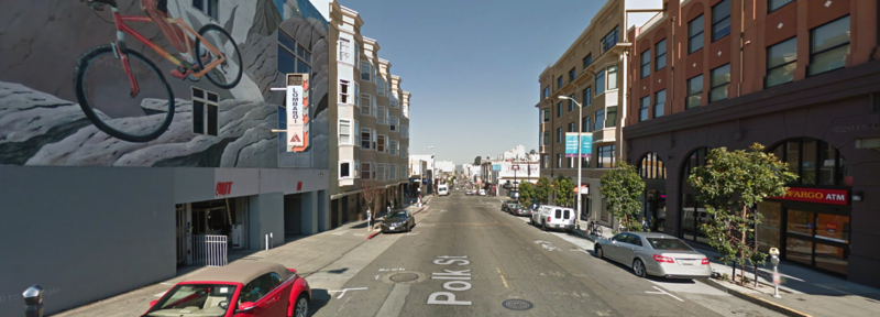 Street view of 1600 Jackson Building