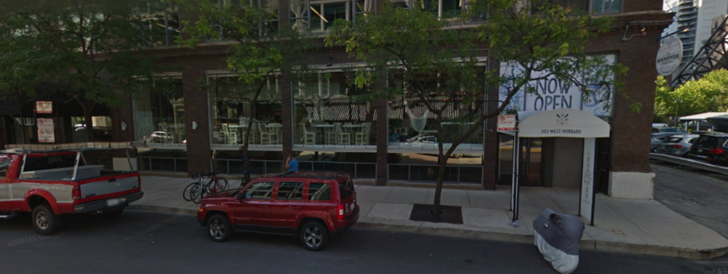 Street view of 353 W. Hubbard St. - Valet