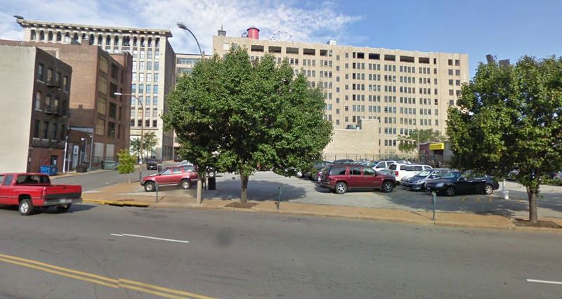 Street view of 1401 Lucas Ave. Lot