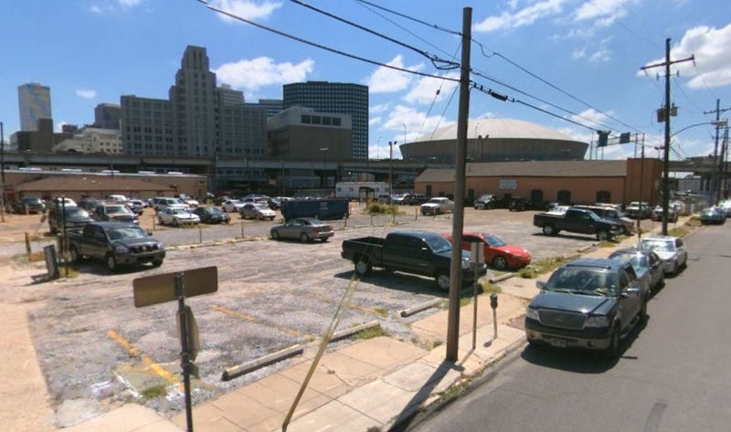 Street view of P384 - Lot (1824 Gravier St)