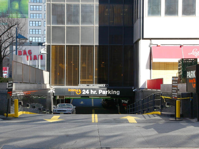 Street view of One Penn Plaza Garage