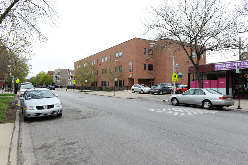 Street view of Horace Greeley School