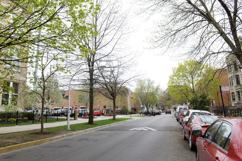 Street view of Black and White Parking