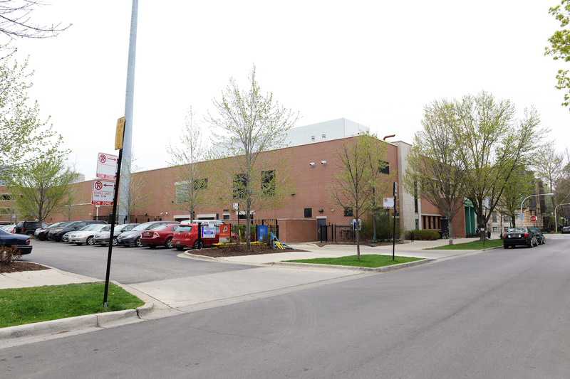 Street view of Black and White Parking