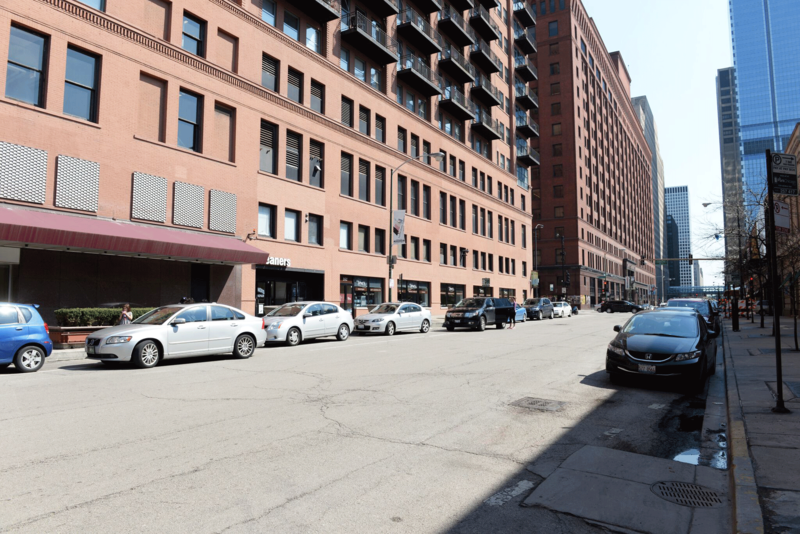 Street view of 165 N. Canal St. - Valet Kiosk
